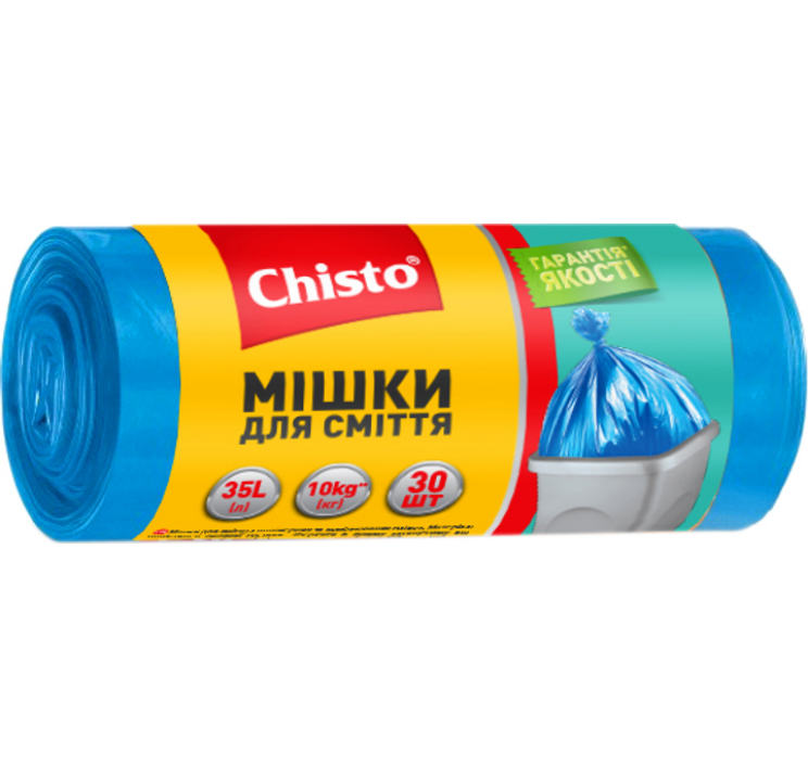 Chisto Мішки д/сміття міцні 35лх30шт